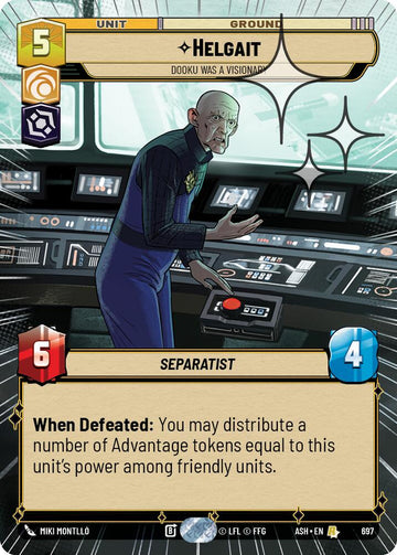 Helgait - Dooku Was a Visionary (697) (Hyperspace Foil) (697) [Ashes of the Empire]