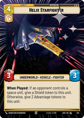 Helix Starfighter (723) (Hyperspace Foil) (723) [Ashes of the Empire]