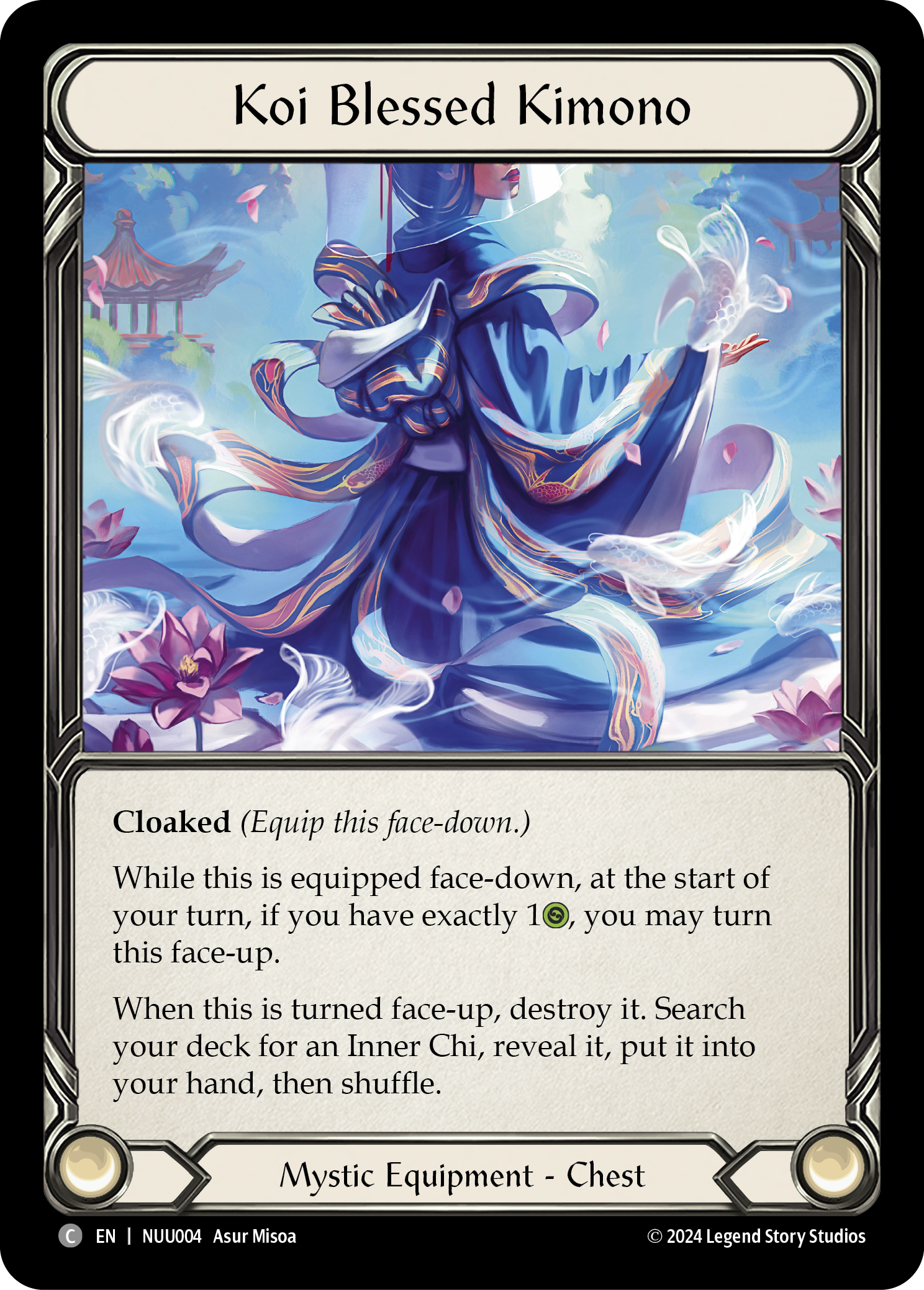 Koi Blessed Kimono [NUU004] (Part the Mistveil Nuu Blitz Deck)