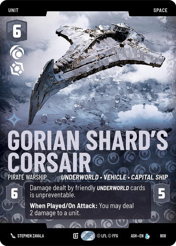 Gorian Shard's Corsair - Pirate Warship (808) (Prestige) (808) [Ashes of the Empire]