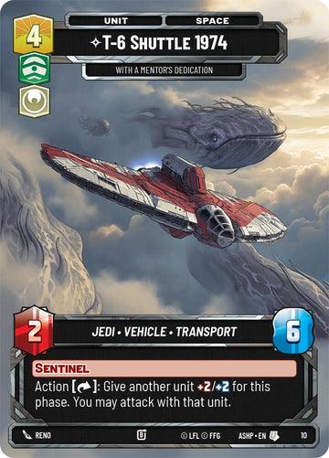 T-6 Shuttle 1974 - With a Mentor's Dedication (10) (10) [Ashes of the Empire Weekly Play Promos]