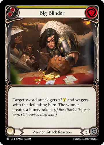 Big Blinder (Yellow) [MPW077] (Mastery Pack Warrior)  Rainbow Foil