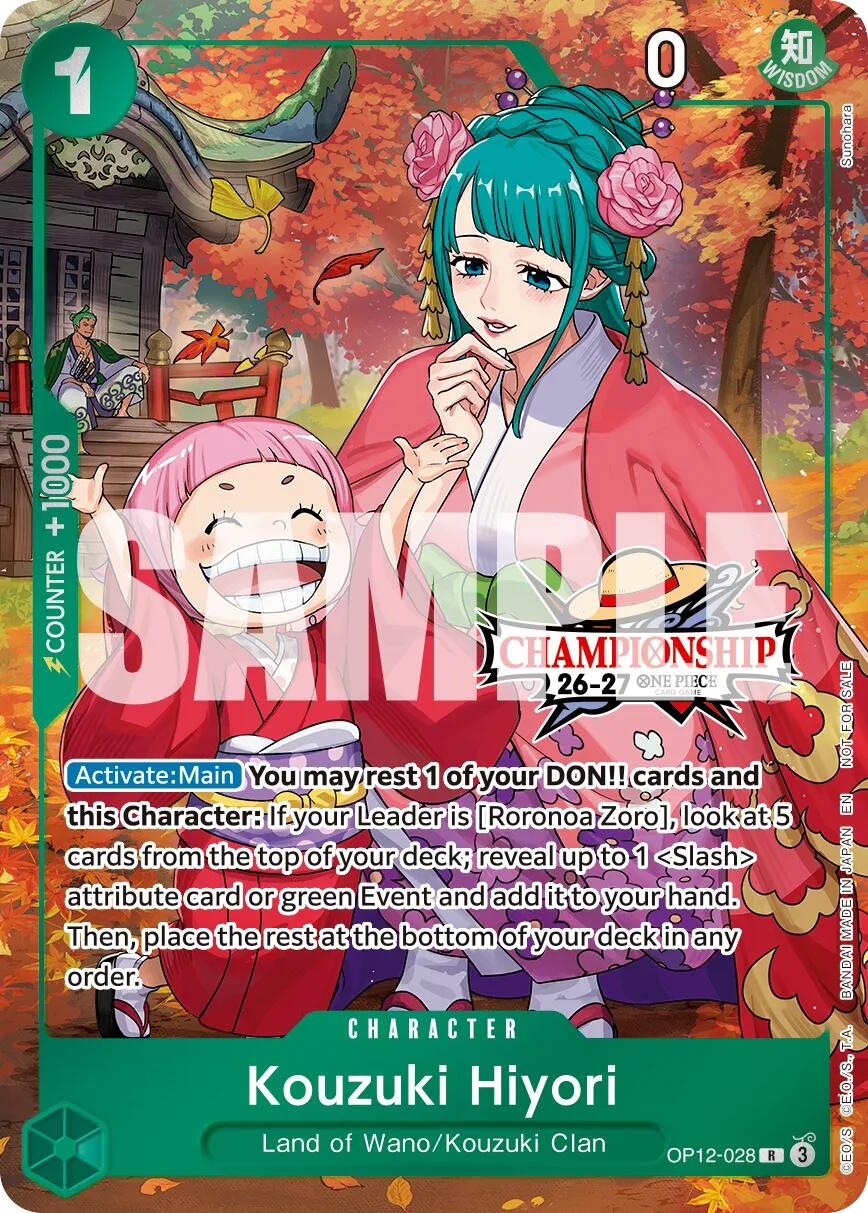 Kouzuki Hiyori (CS 26-27 Celebration Pack) [One Piece Promotion Cards]