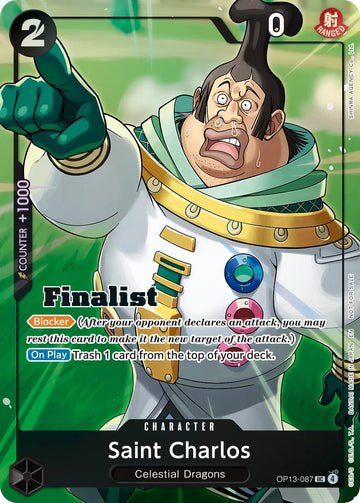 Saint Charlos (Finalist Card Set Vol. 1) [One Piece Promotion Cards]