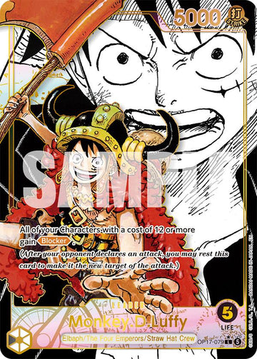 Monkey.D.Luffy (Super Leader Alternate Art) [The World's Strongest Warriors]