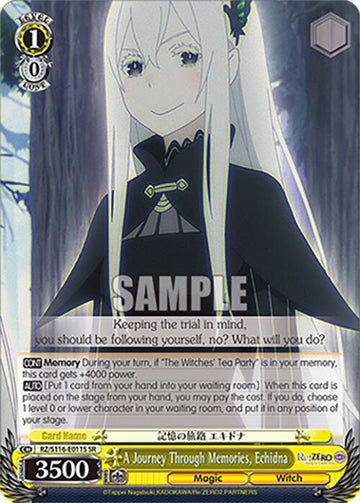 A Journey Through Memories, Echidna (SR) (RZ/S116-E011S) [Re:ZERO -Starting Life in Another World- Vol.3]