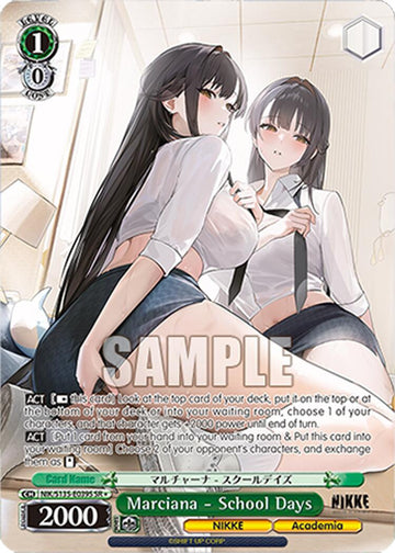 Marciana - School Days (NIK/S135-E039S) (SR) [GODDESS OF VICTORY: NIKKE Vol.2]