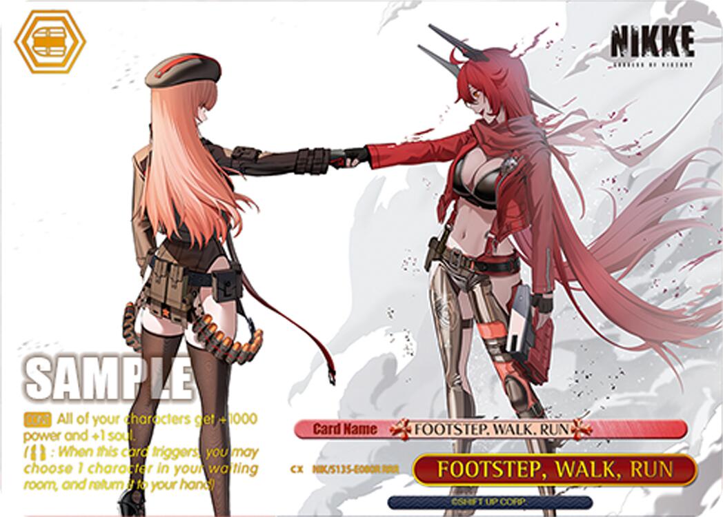 FOOTSTEP, WALK, RUN (NIK/S135-E080R) (RRR) [GODDESS OF VICTORY: NIKKE Vol.2]