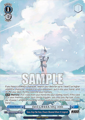 Snow Atop Pale Hues, Flowers Bloomed Where It Lingered (NIK/S135-E108S) (SR) [GODDESS OF VICTORY: NIKKE Vol.2]