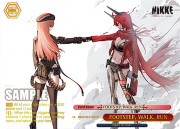 FOOTSTEP, WALK, RUN (NIK/S135-E120S) (PR) (Foil) [GODDESS OF VICTORY: NIKKE Vol.2]