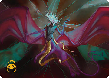 Ingris Stingerquill Art Card (Gold-Stamped Signature) [Reality Fracture Art Series]