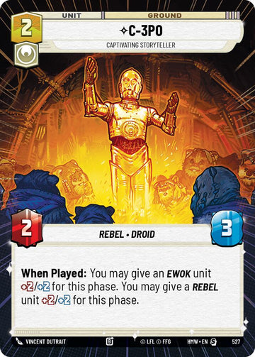 C-3PO - Captivating Storyteller (527) (Hyperspace) (527) [Homeworlds]
