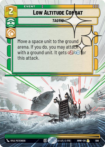 Low Altitude Combat (560) (Hyperspace Foil) (560) [Homeworlds]