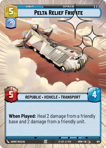 Pelta Relief Frigate (601) (Hyperspace Foil) (601) [Homeworlds]