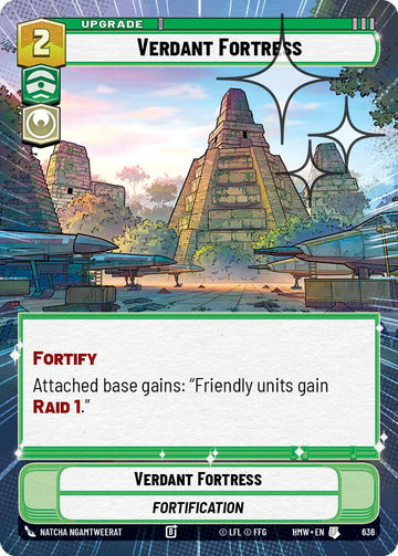 Verdant Fortress (636) (Hyperspace Foil) (636) [Homeworlds]