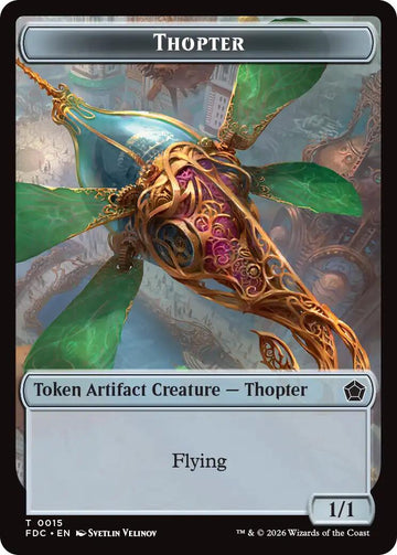 Thopter // The Monarch Double-Sided Token [Foundations Commander Tokens]