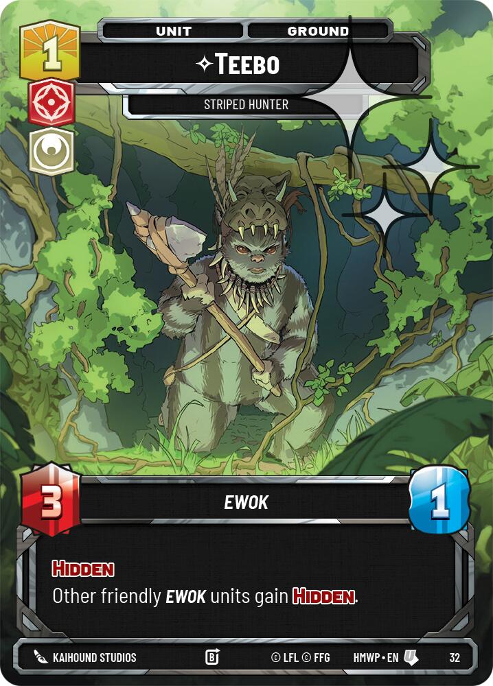 Teebo - Striped Hunter (32) (Foil) (32) [Homeworlds: Weekly Play]