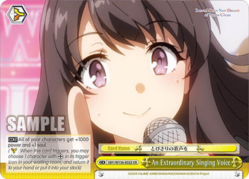 An Extraordinary Singing Voice (SBY/W136-E022) [Rascal Does Not Dream of Santa Claus]
