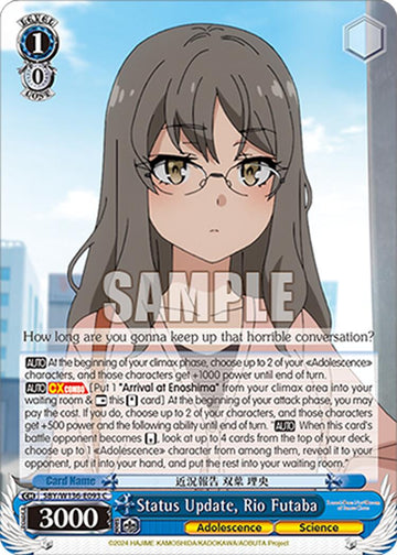 Status Update, Rio Futaba (SBY/W136-E093) [Rascal Does Not Dream of Santa Claus]