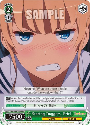 Staring Daggers, Eriri [Saekano: How to Raise a Boring Girlfriend]