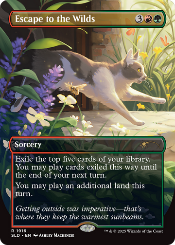 Escape to the Wilds (1916) (Rainbow Foil) [Secret Lair Drop Series]