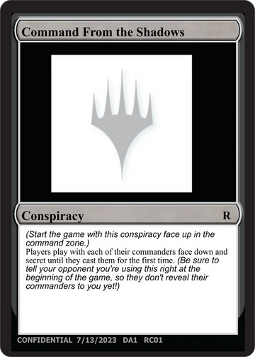Command From the Shadows [Unknown Event]