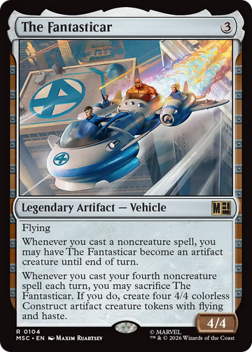 The Fantasticar (Surge Foil) [Marvel Super Heroes Commander]