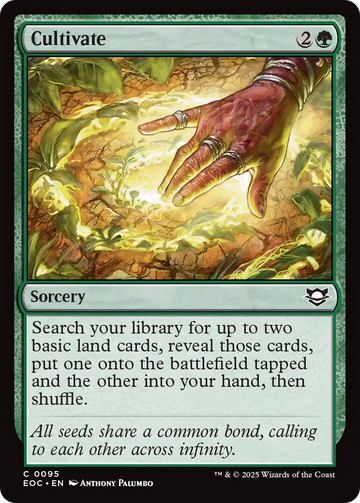 Cultivate [Edge of Eternities Commander]