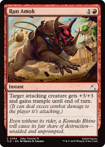 Run Amok (0284) [Avatar: The Last Airbender: Eternal-Legal]