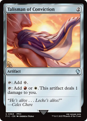 Talisman of Conviction [FINAL FANTASY Commander]