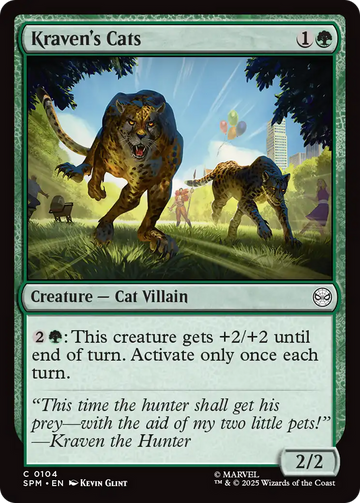 Kraven's Cats [Marvel's Spider-Man]