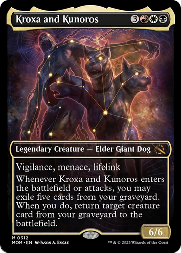 Kroxa and Kunoros (Showcase Planar Booster Fun) [March of the Machine]