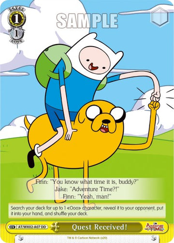 Quest Received! (AT/WX02-A07) (Promo) [Adventure Time]