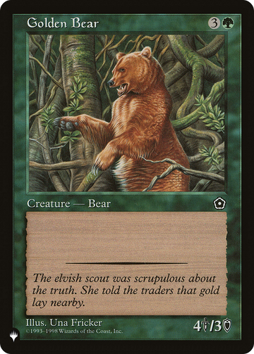 Golden Bear [The List]