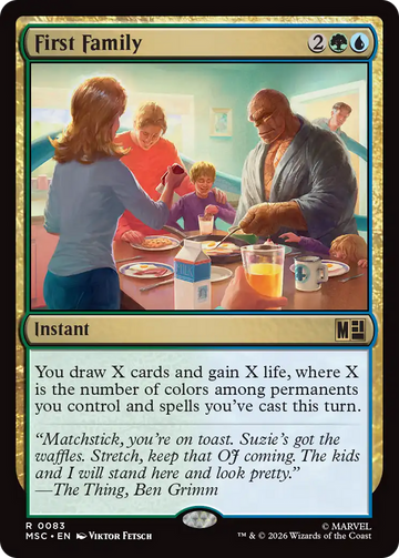 First Family (Surge Foil) [Marvel Super Heroes Commander]