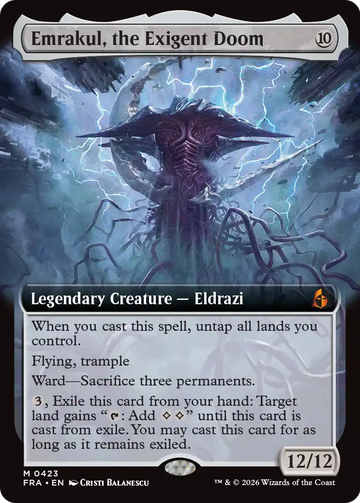 Emrakul, the Exigent Doom (Extended Art) [Reality Fracture]