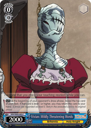 Vivian: Mildly Threatening Words (SDS/SX03-093 C) [The Seven Deadly Sins]