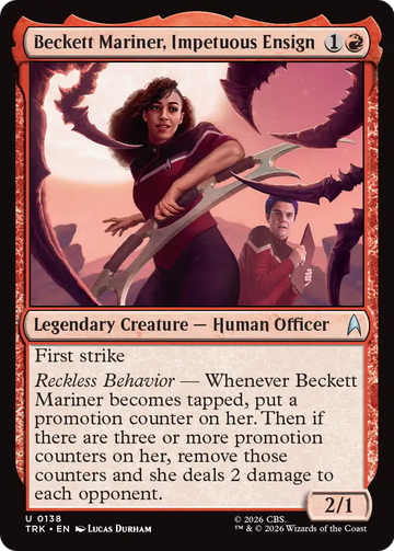 Beckett Mariner, Impetuous Ensign [Star Trek]