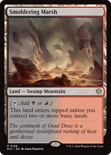 Smoldering Marsh [Lorwyn Eclipsed Commander]