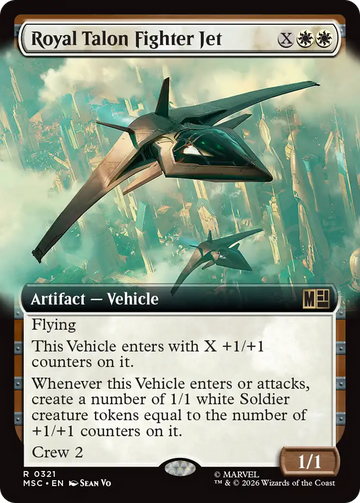 Royal Talon Fighter Jet (Extended Art) [Marvel Super Heroes Commander]