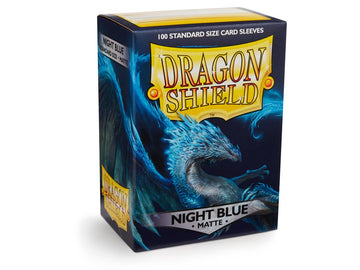 Dragon Shield: Standard 100ct Sleeves - Night Blue(Matte)