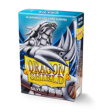 Dragon Shield Sleeves: Japanese- Matte Silver (60 ct.)