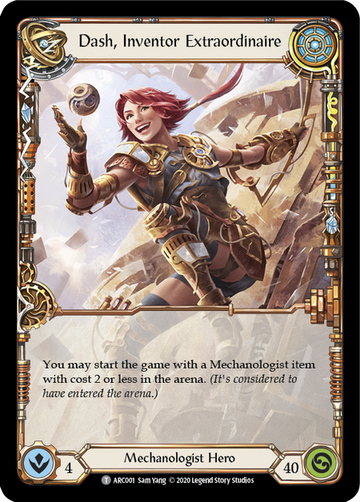 Dash, Inventor Extraordinaire // Viserai, Rune Blood [U-ARC001 // U-ARC075] (Arcane Rising Unlimited)