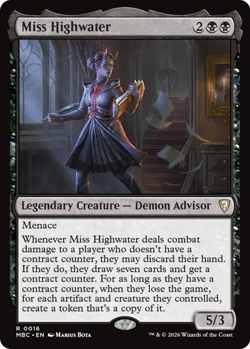 Miss Highwater [Mystery Booster: Commander Edition]