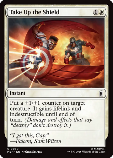 Take Up the Shield [Marvel Super Heroes]