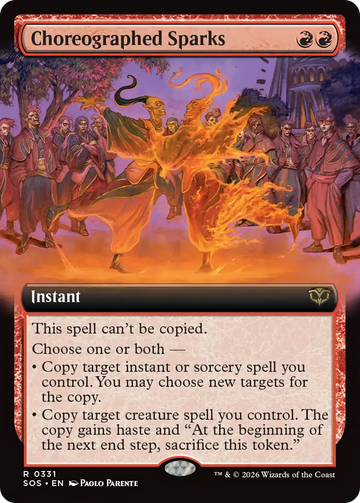 Choreographed Sparks (Extended Art) [Secrets of Strixhaven]