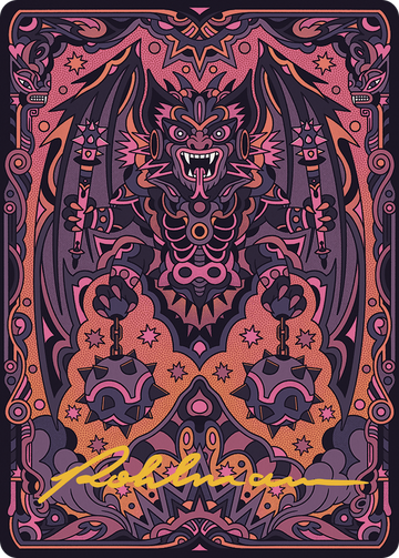 Bloodletter of Aclazotz Art Card (61/81) (Gold-Stamped Signature) [The Lost Caverns of Ixalan Art Series]