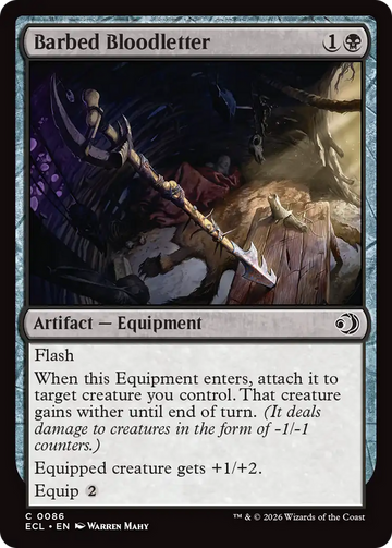 Barbed Bloodletter [Lorwyn Eclipsed]