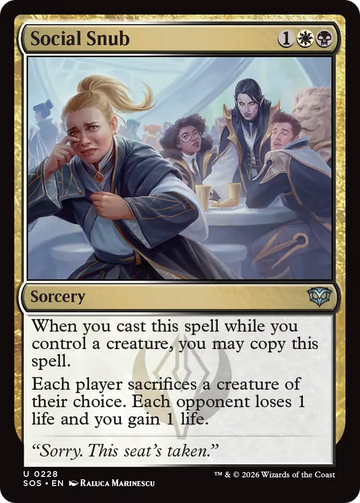 Social Snub [Secrets of Strixhaven]