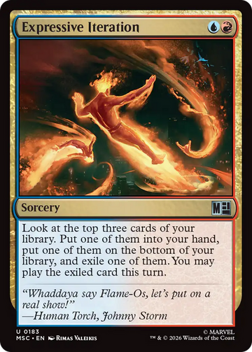 Expressive Iteration (Surge Foil) [Marvel Super Heroes Commander]
